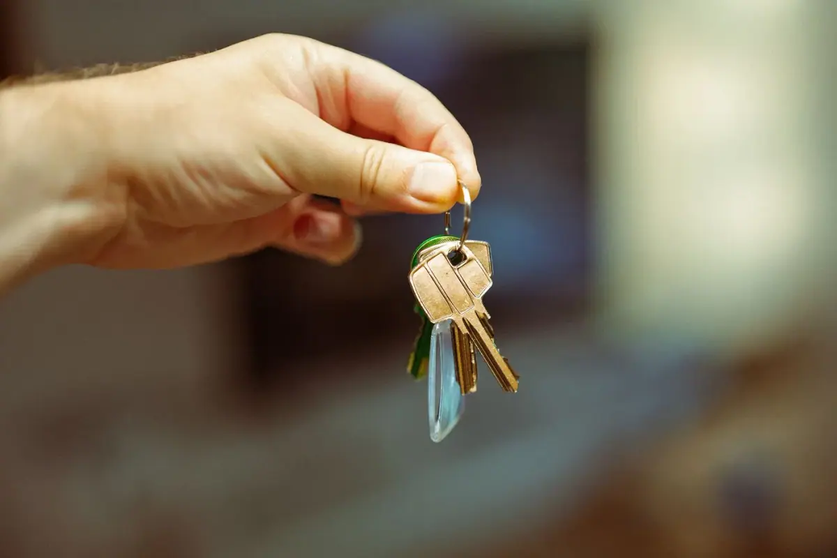 Fresh keys handed over to a Newport Beach homeowner