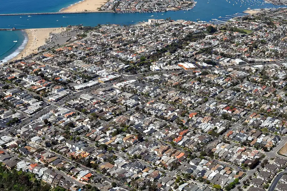 Corona del Mar village and coastline in Newport Beach, locksmith service area