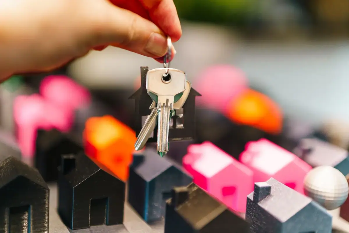 House keys ready for a new homeowner